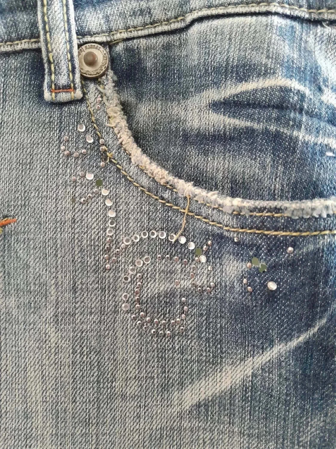 Jupe en jeans, taille L (40) Marque Revers jeans – photo 4